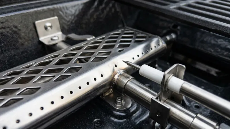 Precision Restored OEM Commercial Heavy-Duty Trellis Gas Cooking Burner Assembly After Master Tech Service in Madison GA