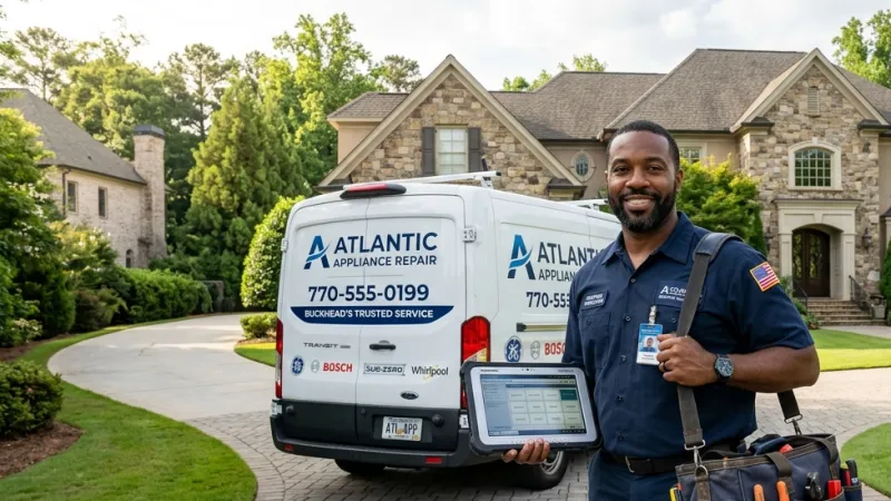 Master Certified Appliance Repair Service Van Operating in Manchester GA