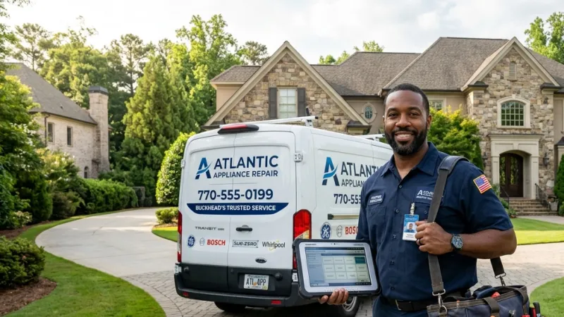 Master Certified Appliance Repair Service Van Operating in Midland GA