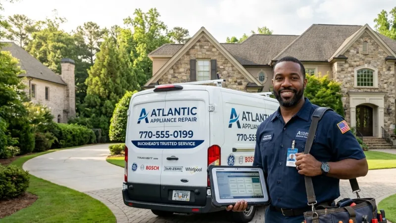 Master Certified Appliance Repair Service Van Operating in Milner GA