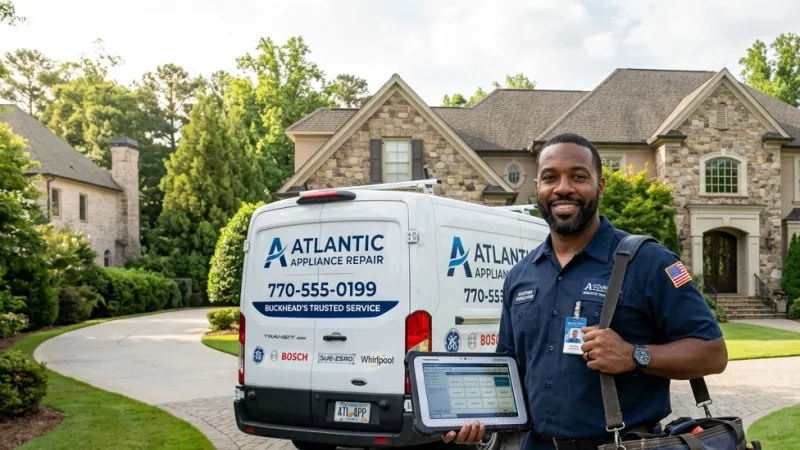 Master Certified Appliance Repair Service Van Operating in Montezuma GA