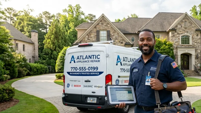 Master Certified Appliance Repair Service Van Operating in Nicholson GA