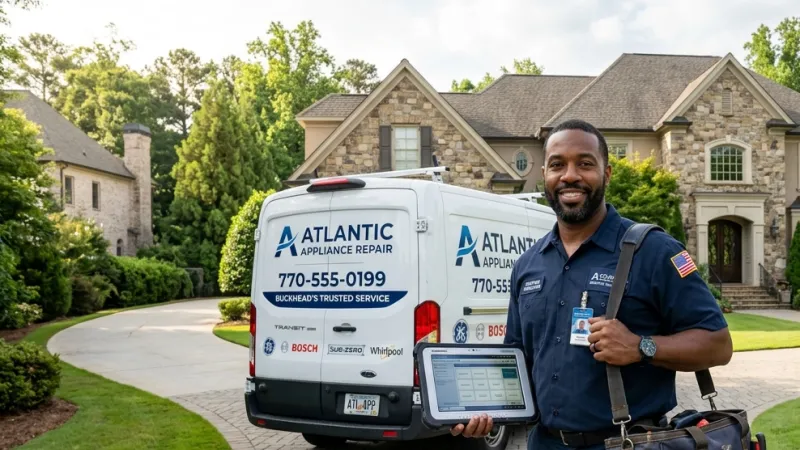 Master Certified Appliance Repair Service Van Operating in Oglethorpe GA