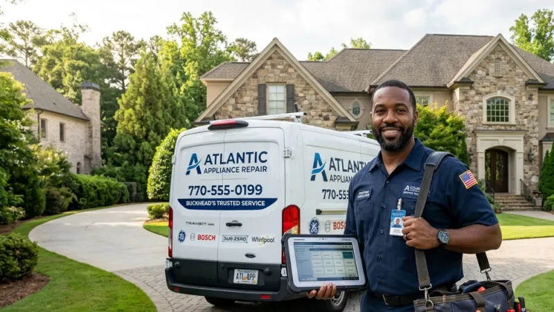 Master Certified Appliance Repair Service Van Operating in Omaha GA
