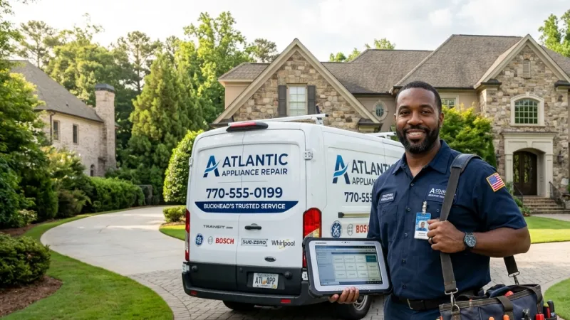 Master Certified Appliance Repair Service Van Operating in Oxford GA