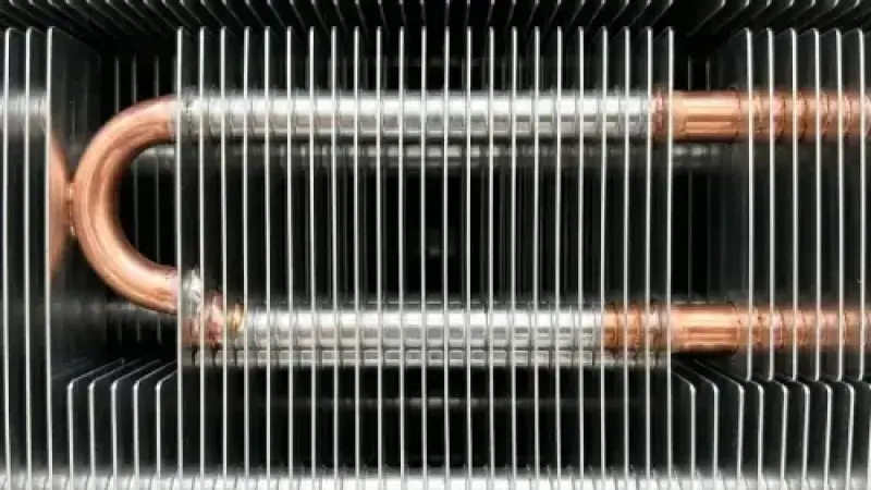 Perlick commercial back bar cooler condenser coil cleaned fins straightened after OEM service in Alpharetta GA