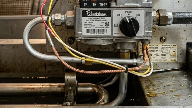 Restored Pitco Commercial Fryer OEM High Limit Switch and Gas Valve Harness