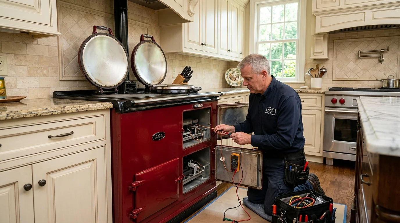 AGA Range & Cooker Repair Alpharetta GA | Certified Cast Iron Radiant Heat & Thermocouple Service