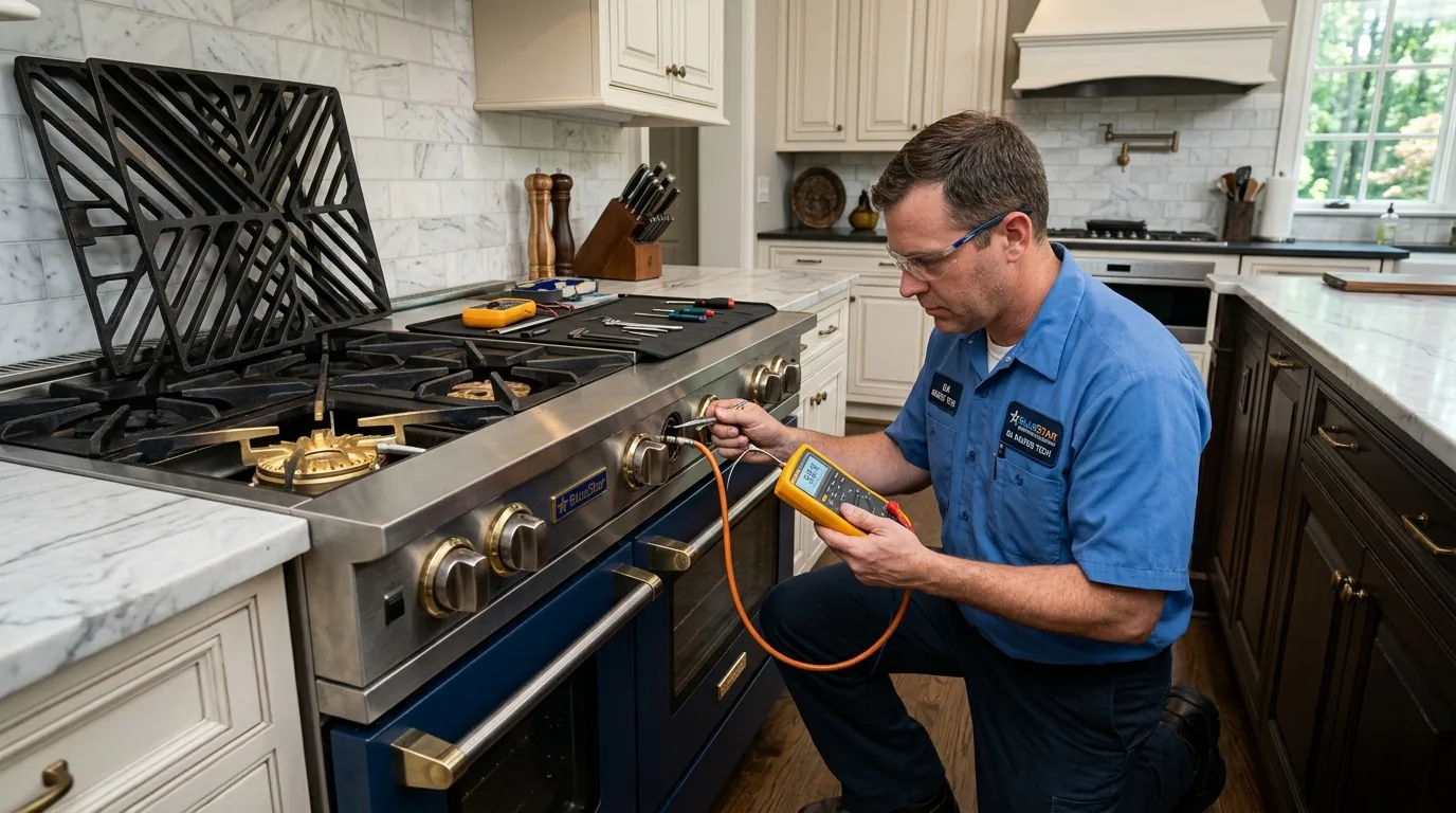 BlueStar Commercial Gas Range & Convection Oven Repair in Milton GA