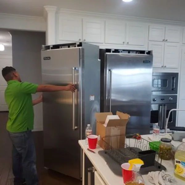 Luxury Viking refrigerator evaporator coil and airflow restoration in Alpharetta residence