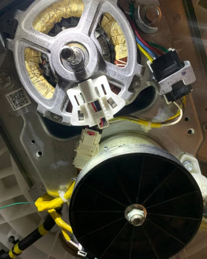 Direct-drive washing machine motor stator and rotor teardown in Alpharetta GA