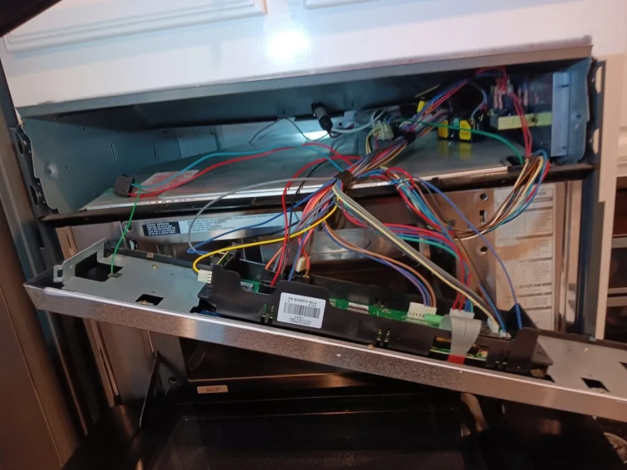 Built-in microwave and wall oven control board wiring harness teardown in Alpharetta