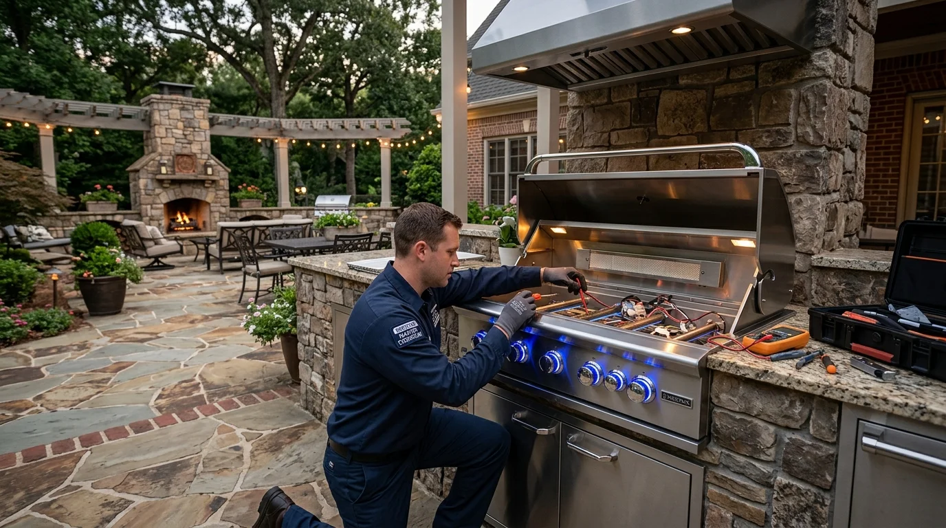 Hestan Commercial-Grade Heavy-Duty Outdoor Luxury Gas Grill Repair in Milton GA