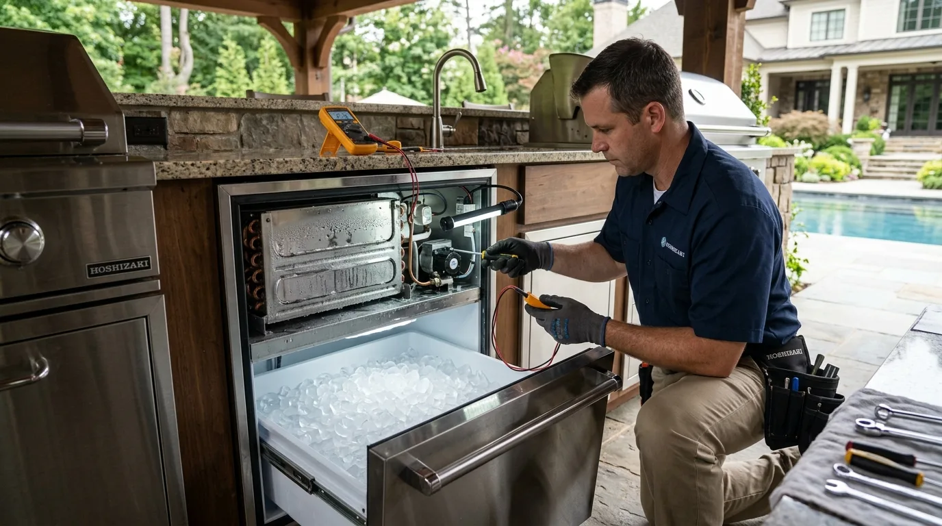 Hoshizaki Commercial-Grade Undercounter Crescent Cube Ice Machine Repair in Milton GA