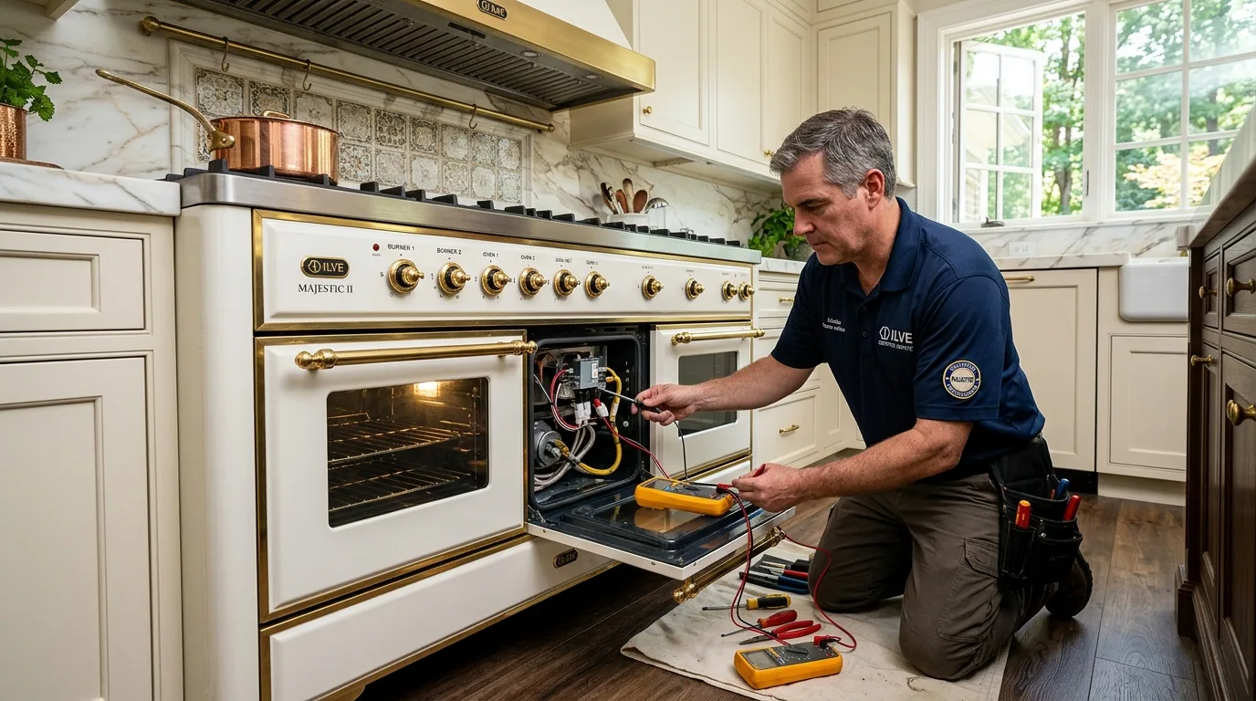 ILVE Handcrafted Italian Majestic II Range Repair in Alpharetta GA