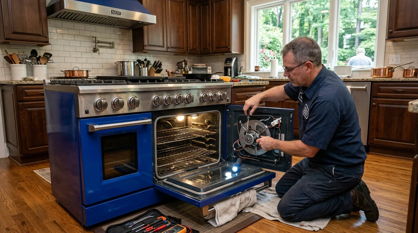 Kucht Pro-Style 36" & 48" Natural Gas / Propane Culinary Range Repair in Roswell GA
