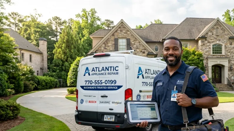Master Certified Appliance Repair Service Van Operating in Rentz GA