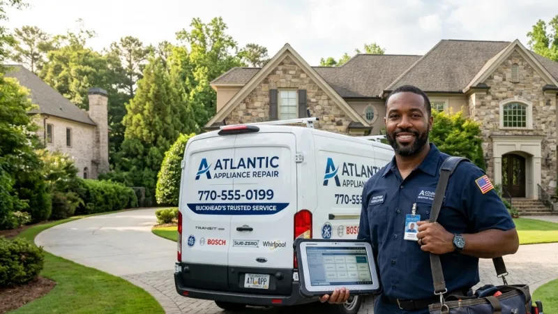 Master Certified Appliance Repair Service Van Operating in Rex GA