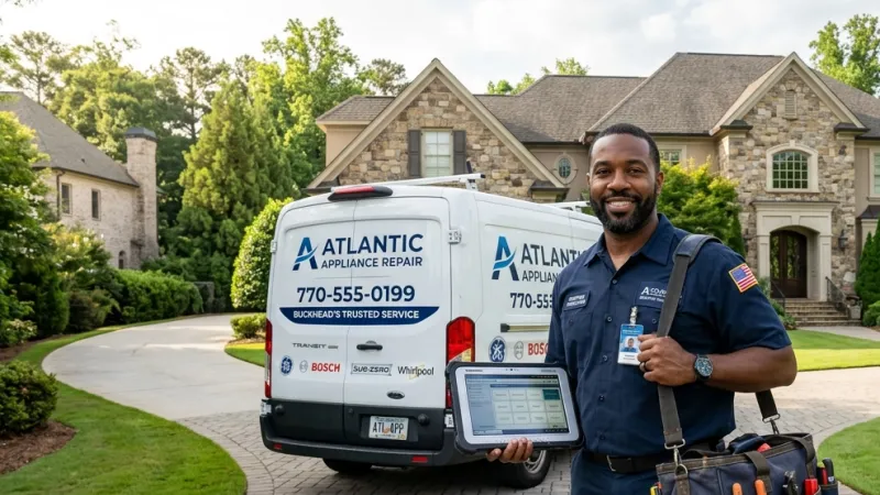 Master Certified Appliance Repair Service Van Operating in Richland GA
