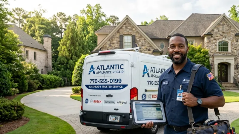 Master Certified Appliance Repair Service Van Operating in Roberta GA