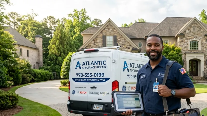 Master Certified Appliance Repair Service Van Operating in Rupert GA