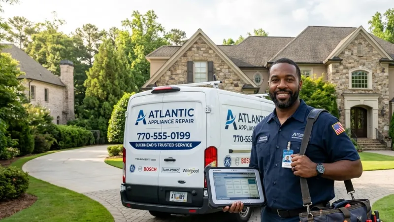 Master Certified Appliance Repair Service Van Operating in Rutledge GA