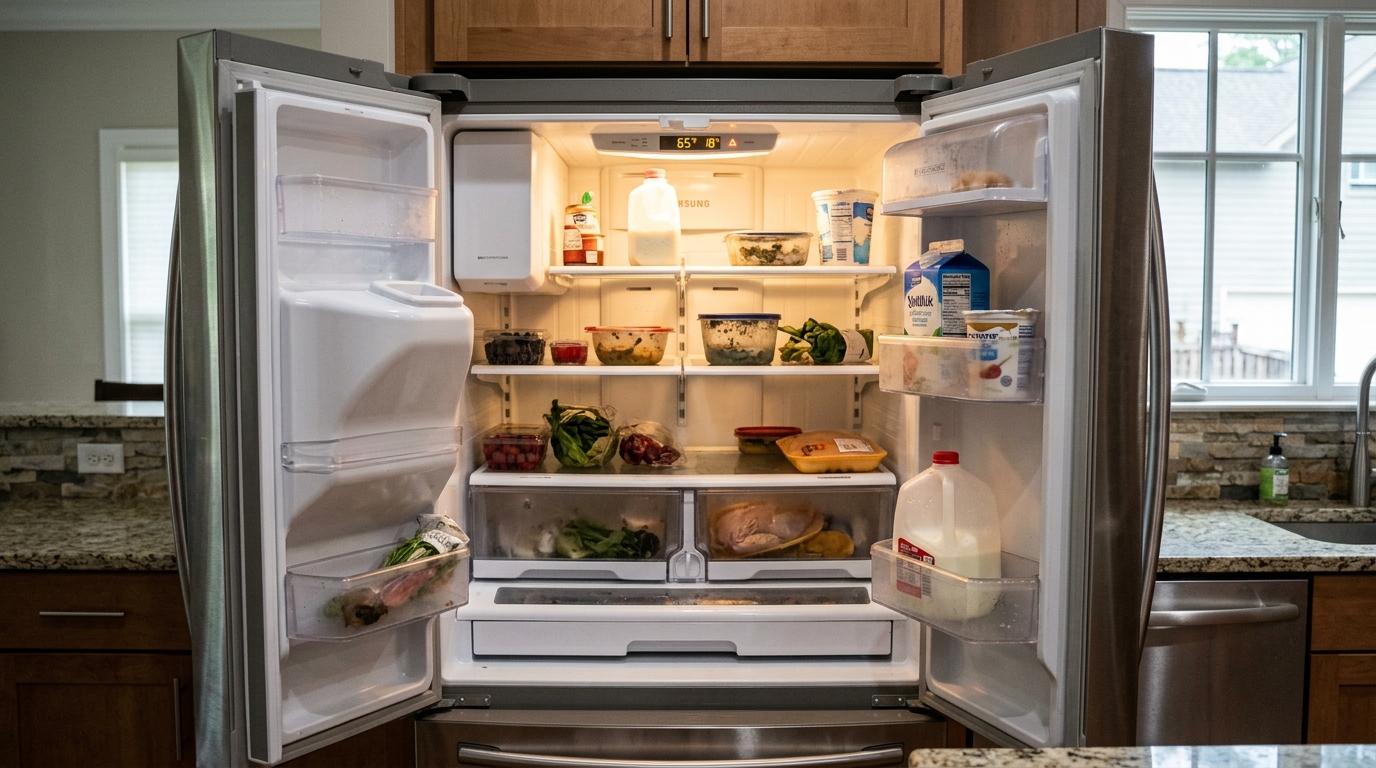 Samsung French Door Refrigerator Ice Maker Service Kit Install Alpharetta GA