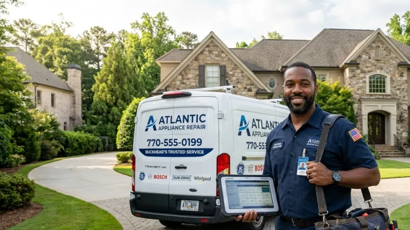 Master Certified Appliance Repair Service Van Operating in Senoia GA