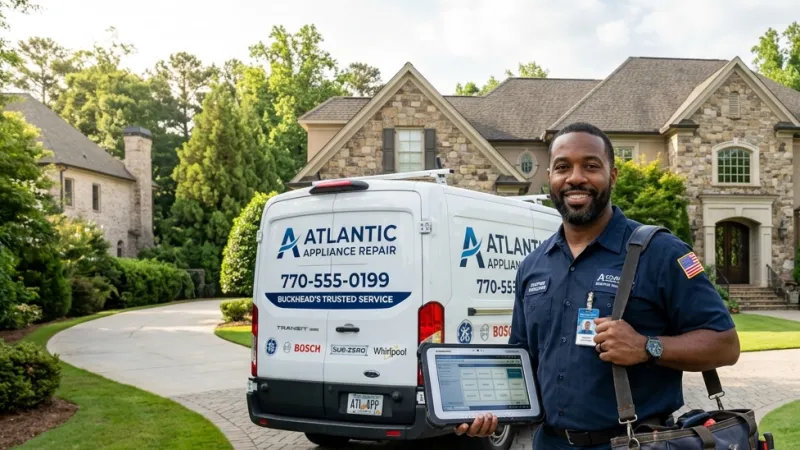 Master Certified Appliance Repair Service Van Operating in Shiloh GA
