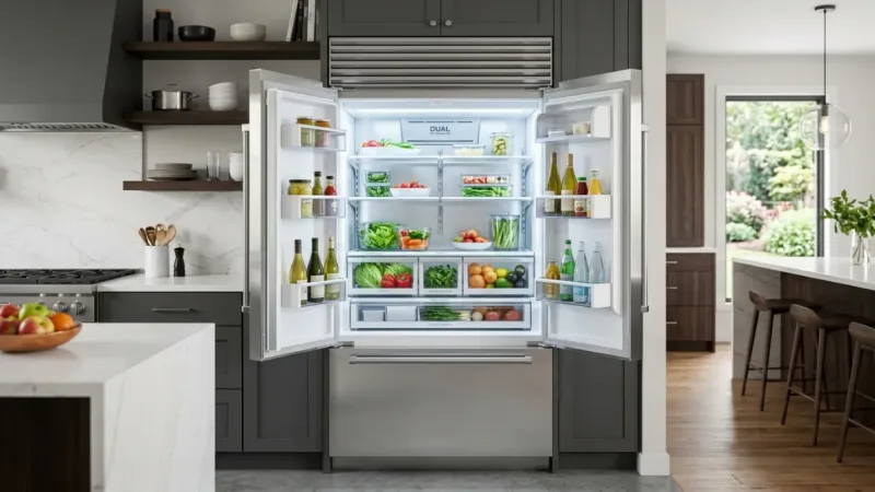 Sub-Zero PRO 48 Refrigerator Service in Roswell GA Luxury Kitchen