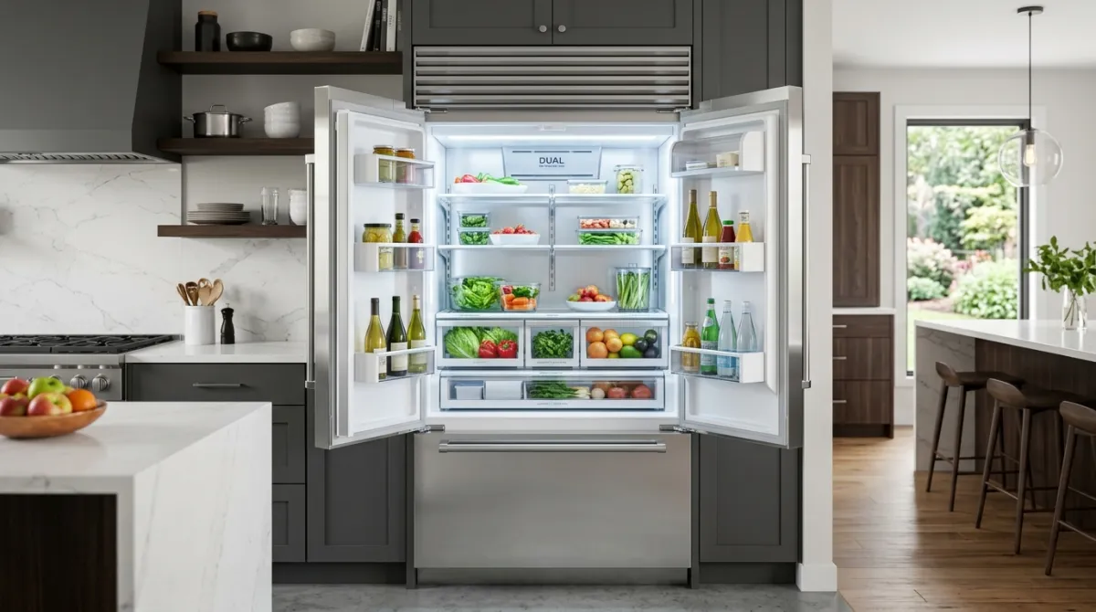 Sub-Zero Luxury Refrigerator Repair Service in Alpharetta, GA Estate Kitchen