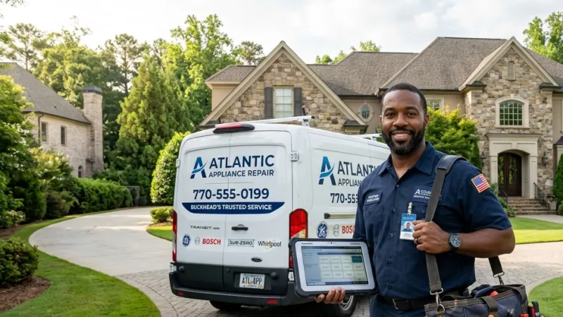 Master Certified Appliance Repair Service Van Operating in Talbotton GA