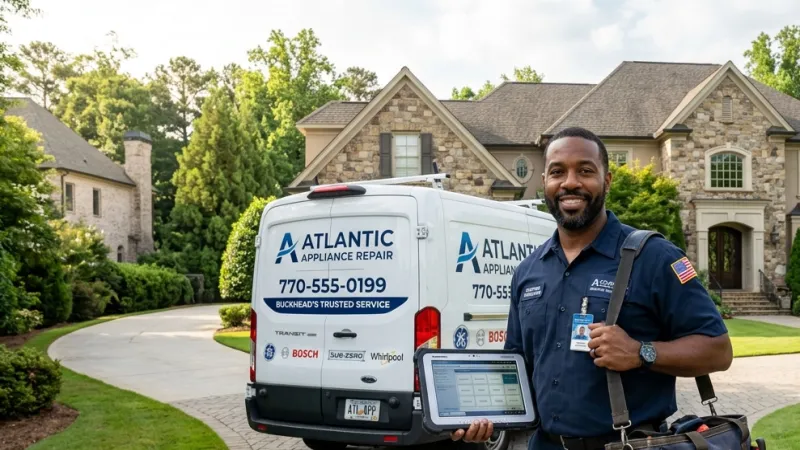 Master Certified Appliance Repair Service Van Operating in Tate GA