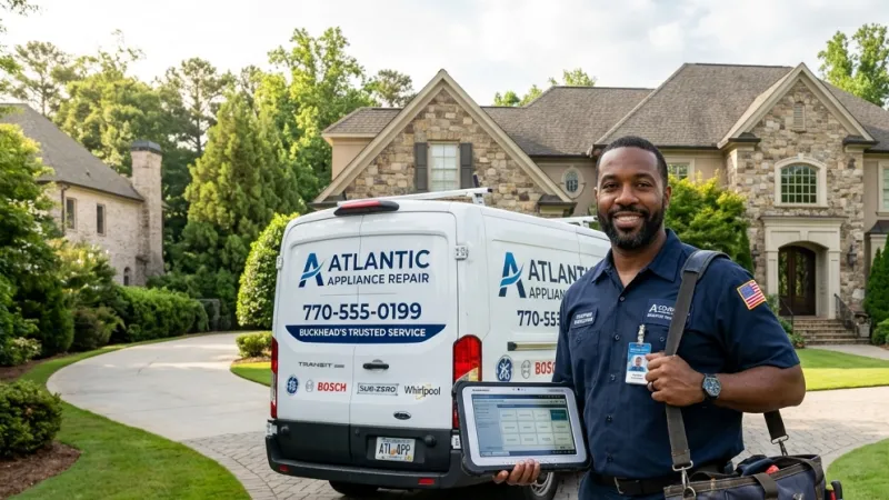 Master Certified Appliance Repair Service Van Operating in Taylorsville GA