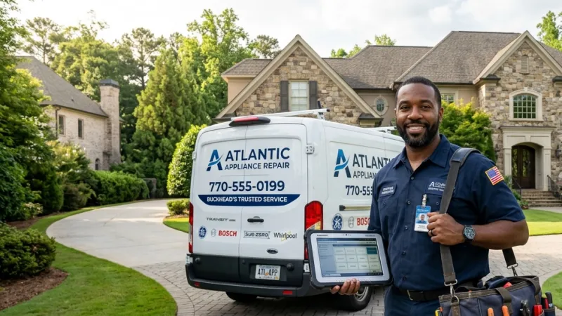 Master Certified Appliance Repair Service Van Operating in Thomaston GA