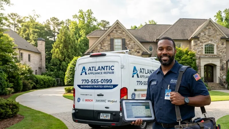 Master Certified Appliance Repair Service Van Operating in Unadilla GA
