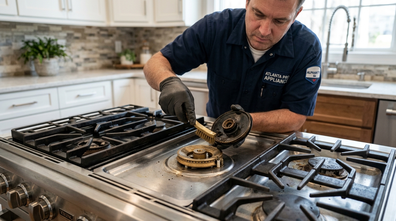 Viking Professional VGIC53616B / VGR5366B Oven Surface Igniter Amp Draw & Spark Module Failure diagnostic repair step 4 in Johns Creek, GA