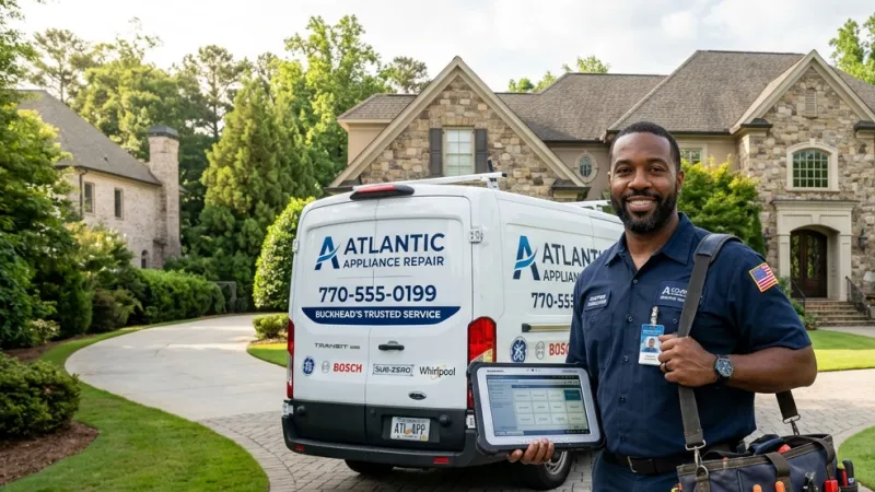 Master Certified Appliance Repair Service Van Operating in Waleska GA
