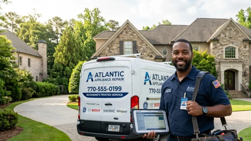 Master Certified Appliance Repair Service Van Operating in Warm Springs GA