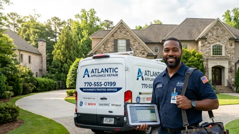 Master Certified Appliance Repair Service Van Operating in Wildwood GA