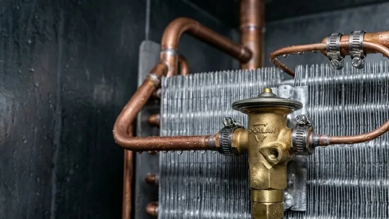 Precision Restored OEM Aluminum Roll-Bond Evaporator Coil & Micro-Processor Defrost Thermistor After Master Tech Service in Wildwood GA