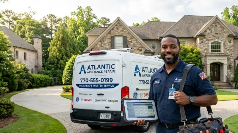 Master Certified Appliance Repair Service Van Operating in Zebulon GA