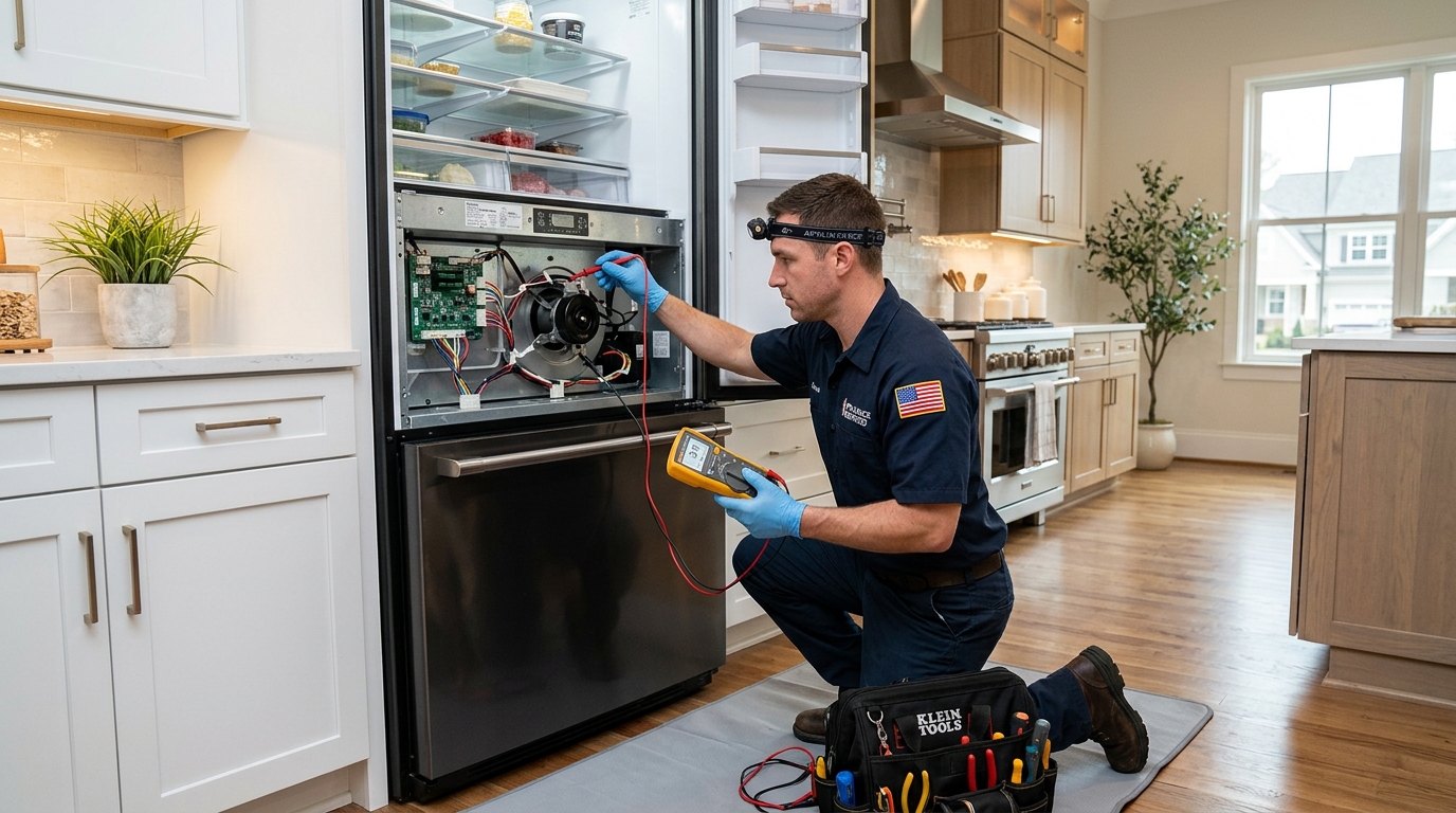 GE Monogram Refrigerator HRS Error Code Repair Alpharetta GA