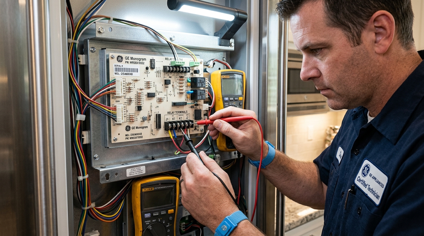 GE Monogram Electronic PCB Control Board Relay Testing Alpharetta GA