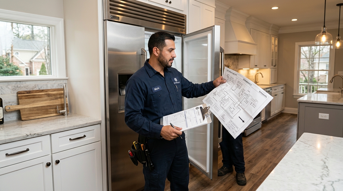 Master Technician GE Monogram Schematic Review Alpharetta GA