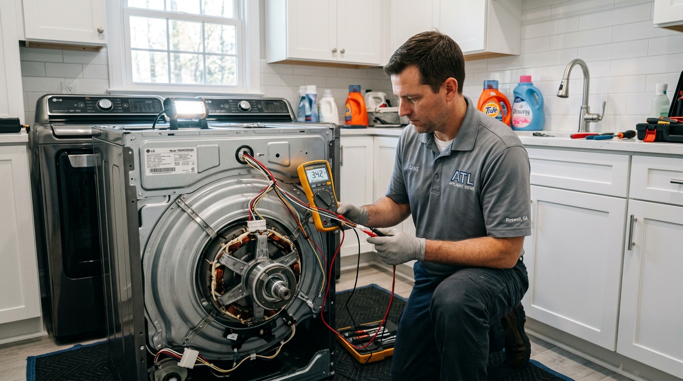 LG Front Load Washer LE Error Code Repair Roswell GA