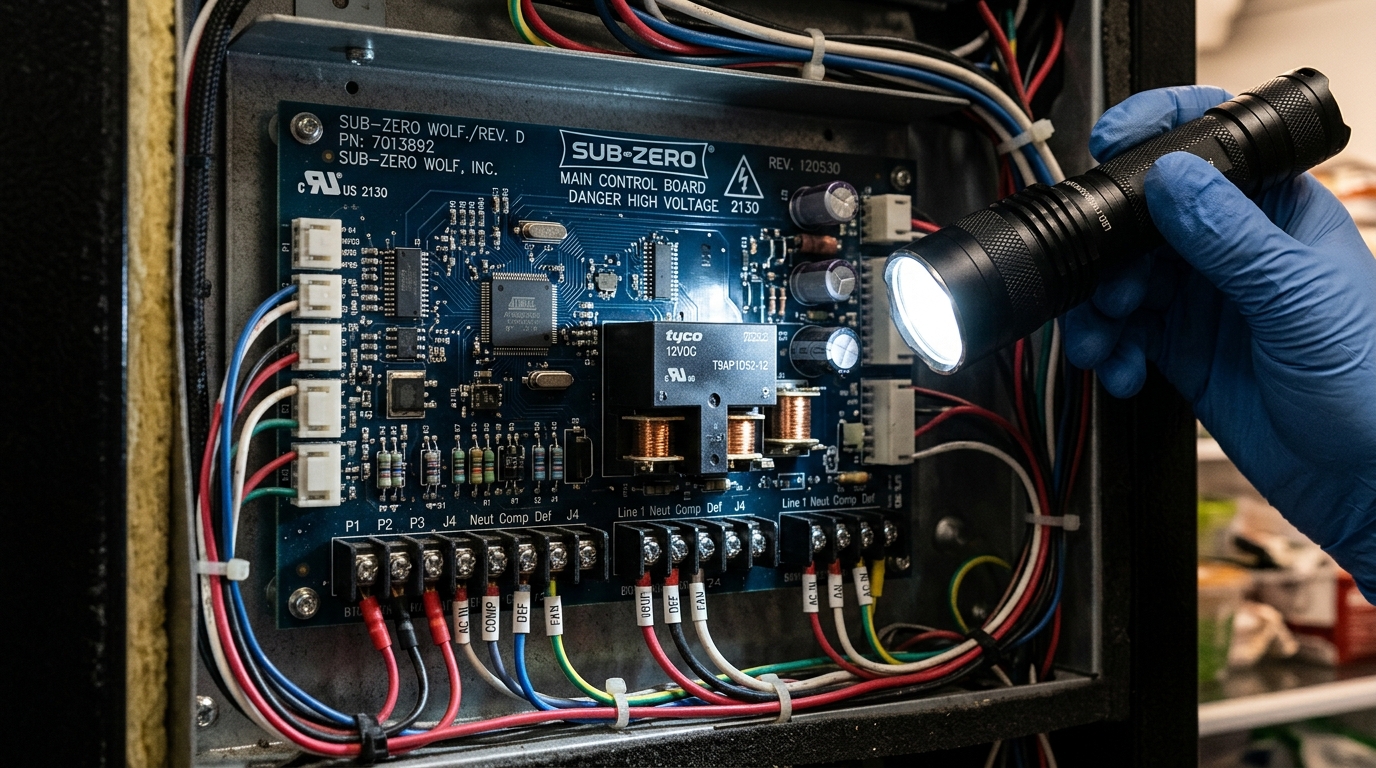 Sub-Zero Condenser Fan Pressure Sensor Wiring Harness Test Alpharetta GA