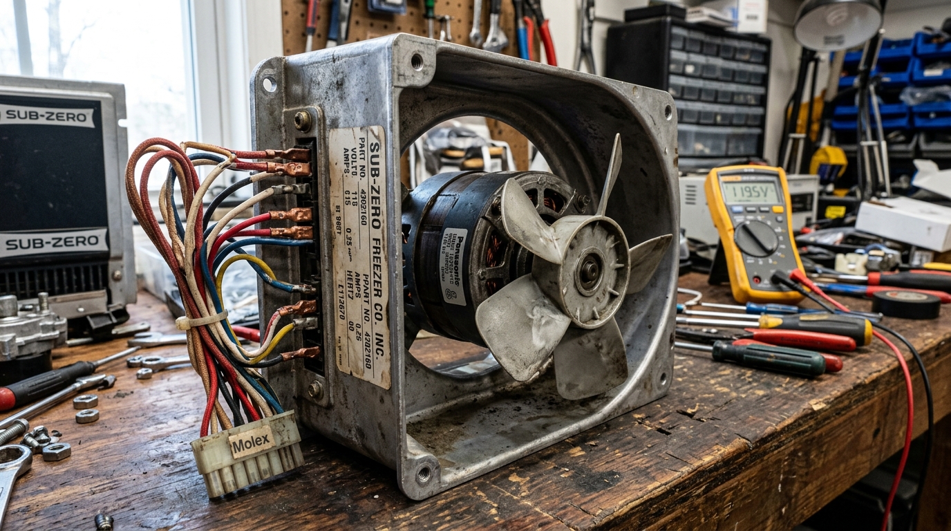 Sub-Zero Top Mounted Condenser Coil Cleaning Alpharetta GA