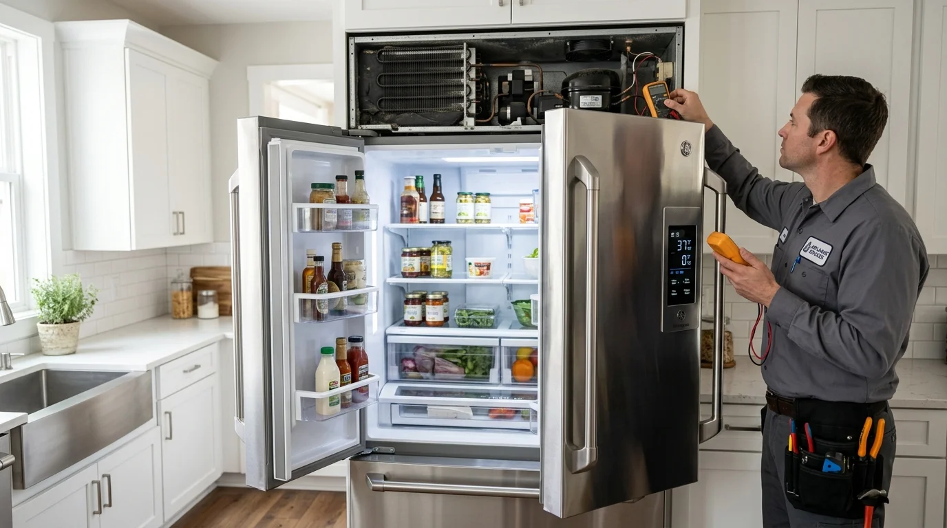 Frigidaire Gallery Refrigerator Error SY CE Alpharetta GA | Certified Communication Bus & UI Repair