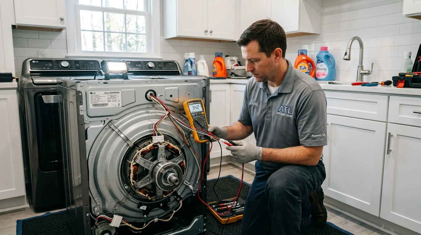 LG Washer Error Code OE Roswell GA | Certified Direct Drive Drain Pump & Obstruction Service